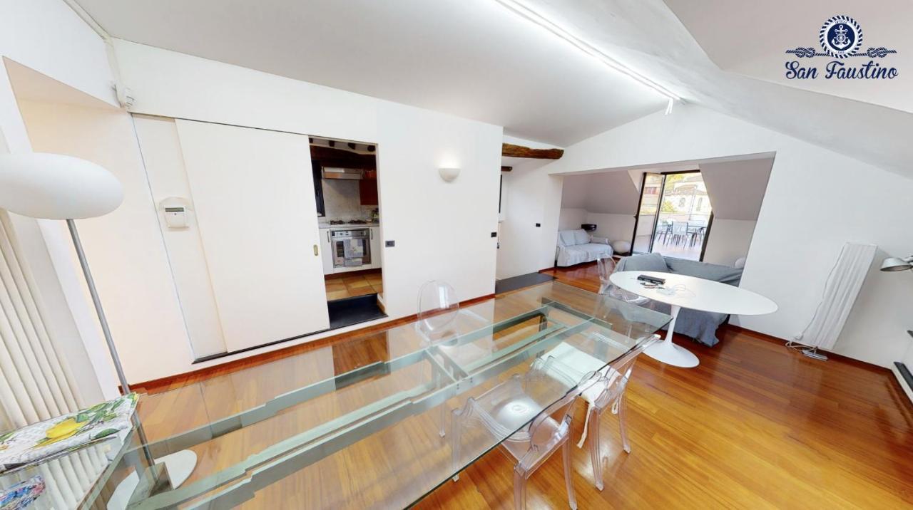 Welcome Riviera - Attico San Faustino 165 Mq Piu 110 Mq Di Terrazza- In Villa 700 ,Vista Mare Strepitosa-100 M Dalla Spiaggia-Parking Esclusivo Rapallo Eksteriør billede