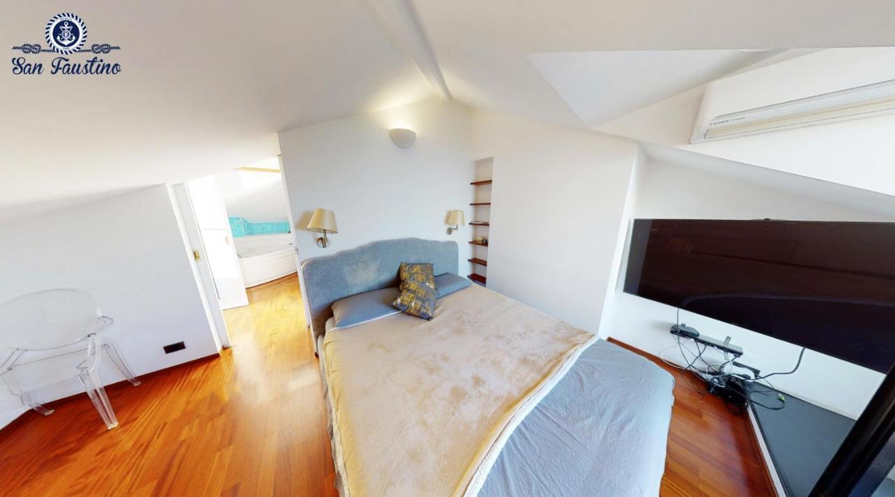 Welcome Riviera - Attico San Faustino 165 Mq Piu 110 Mq Di Terrazza- In Villa 700 ,Vista Mare Strepitosa-100 M Dalla Spiaggia-Parking Esclusivo Rapallo Eksteriør billede