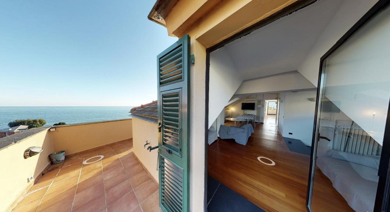 Welcome Riviera - Attico San Faustino 165 Mq Piu 110 Mq Di Terrazza- In Villa 700 ,Vista Mare Strepitosa-100 M Dalla Spiaggia-Parking Esclusivo Rapallo Eksteriør billede